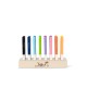 Marker in wooden block 24pcs - Safari