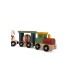 Wooden animal train