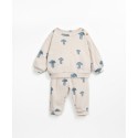 Baby printed rib pyjama