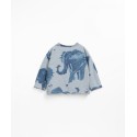 Baby printed LS tee - elephant