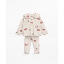 Baby printed rib pyjama - sheep print