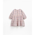 Baby checked woven dress