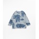 Printed LS t-shirt - elephant