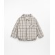 Checked woven shirt