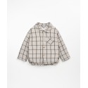 Checked woven shirt