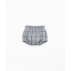 Checked woven shorts - elephant