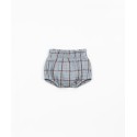 Checked woven shorts - elephant