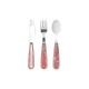 Glitter cutlery - sparkling pink