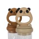 2 pack fruit feeding pacifier- caramel