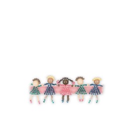 Pearly dancers hairclip