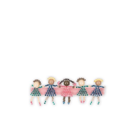 Pearly dancers hairclip