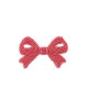 2 pack pearly bow hair clips