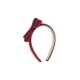 Velvet Hairbrace - red