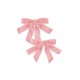 2 pack velvet double bow hair clips