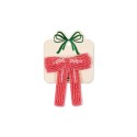 Pearl bow hair clip - bubblegum