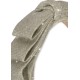 Glitter bow hairbrace - silver