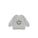 Lou sweat shirt - grey melange