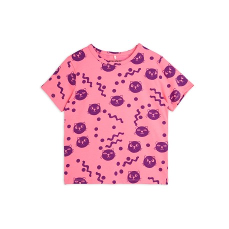 Squiggly cat tee