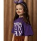 Bow Headband - purple