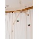 Bed canopy - Tulle Cherry glitter