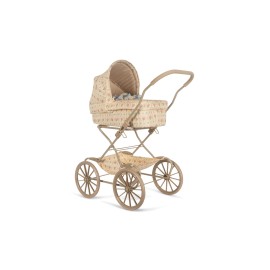 Doll pram - Ma Grande Cerise pink glitter