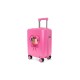 Travel suitcase - Bow kitty pink