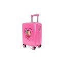 Travel suitcase - Bow kitty pink