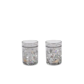 2 PACK GLITTER CUPS -Dino