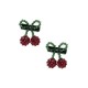 2 pack cherry hair clips