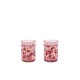 2 PACK GLITTER CUPS -fragola