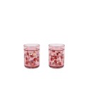 2 PACK GLITTER CUPS -fragola