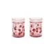 2 PACK GLITTER CUPS -fragola