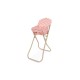 Doll high chair - lacy pink