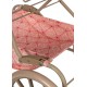 Doll pram - lacy pink