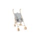 Cheeky Doll stroller - blue check