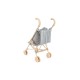 Cheeky Doll stroller - blue check