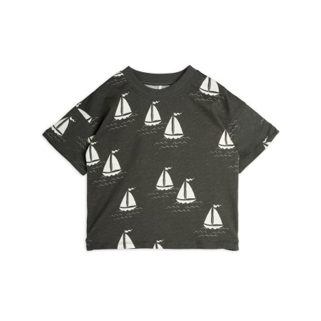 Sailing boats tee - grey