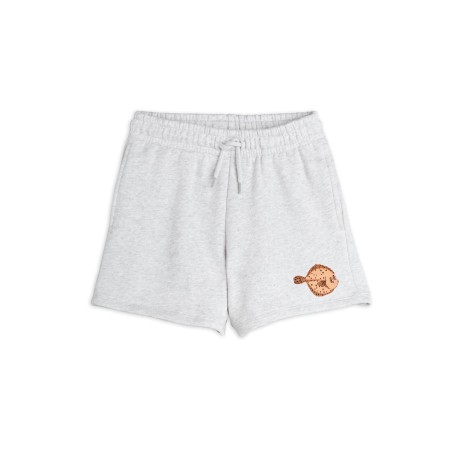 Flundra sweatshorts - grey melange