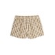 Gingham woven shorts