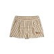 Gingham woven shorts