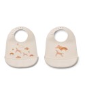 Tilda Silicone Bib - 2 Pack - Dream