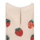 Yvonne frill dress - strawberry