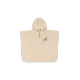 Terry poncho embroidery - Summer sand