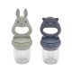 2 pack fruit feeding pacifier- onyx