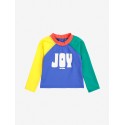 Joy color block swim T-shirt