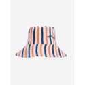 Bobo Choses stripes terry cloth bucket hat