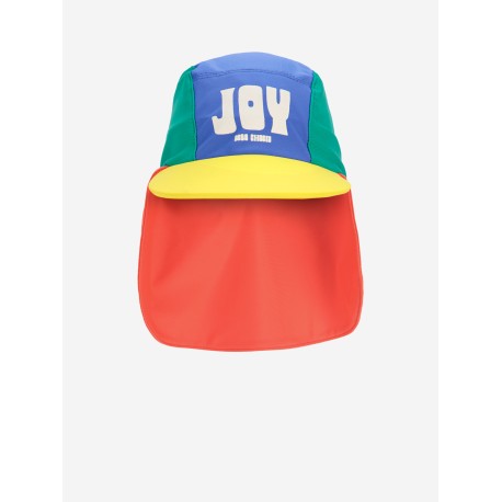 Joy color block swim cap