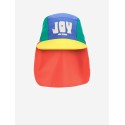 Joy color block swim cap