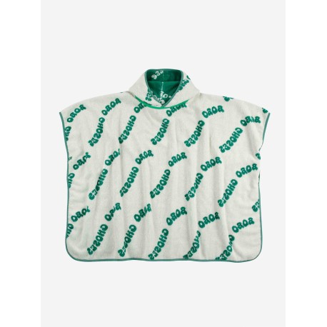 Wavy Bobo Choses all over terry towel poncho