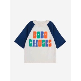 Multicolor Bobo Choses ranglan T-shirt